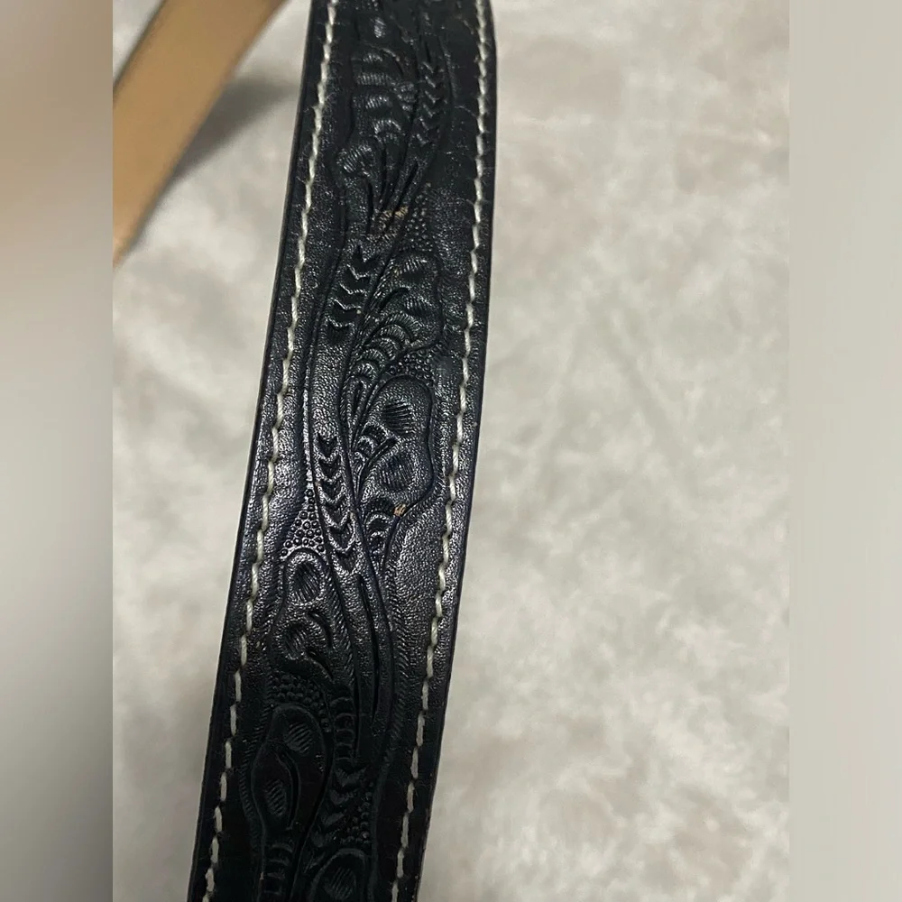 Leather Hand Embossed Western Child’s Belt